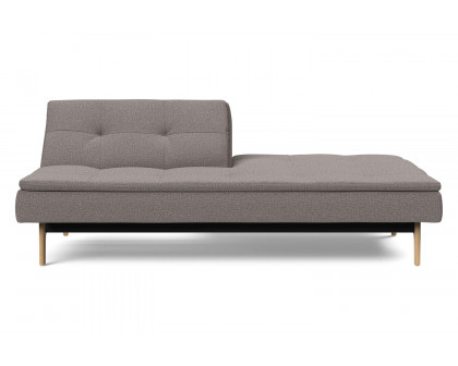 Innovation Living Dublexo Eik Sofa Bed Oak - 521 Mixed Dance Gray