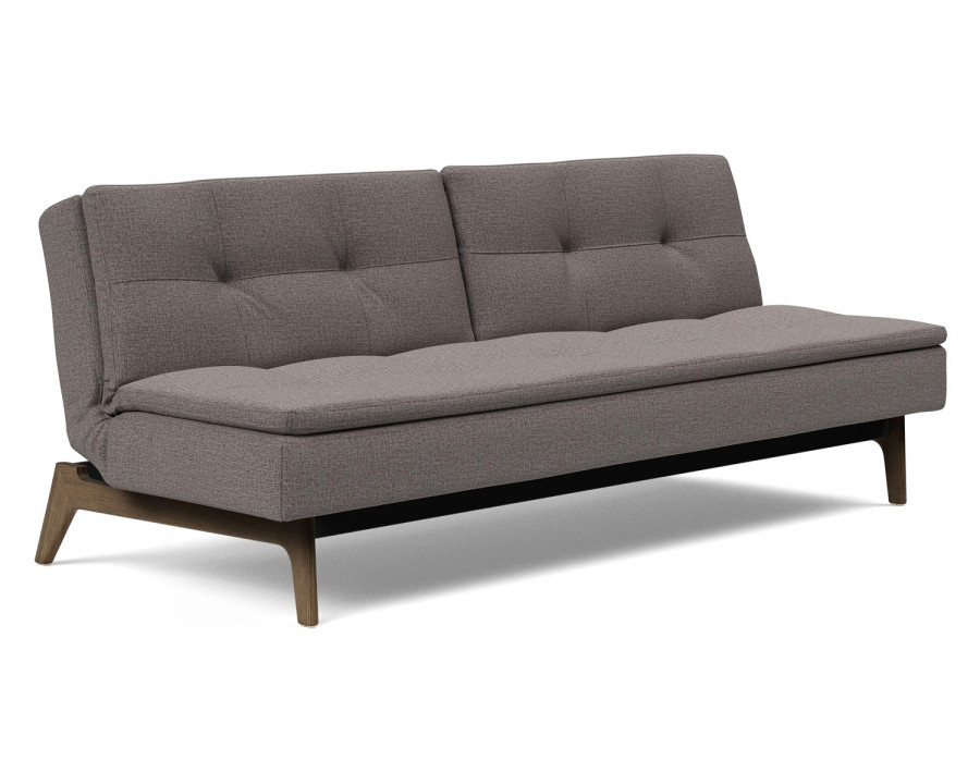 Innovation Living Dublexo Eik Sofa Bed Smoked Oak - 521 Mixed Dance Gray