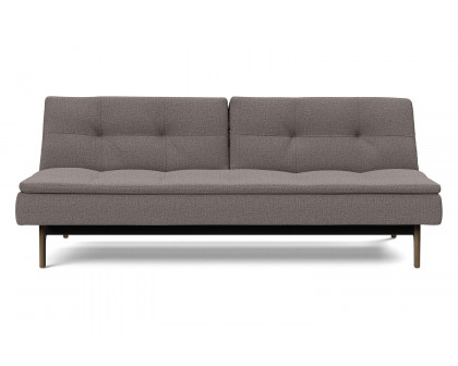 Innovation Living Dublexo Eik Sofa Bed Smoked Oak - 521 Mixed Dance Gray