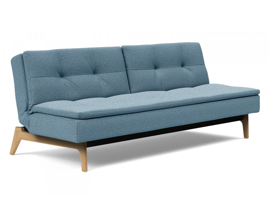 Innovation Living Dublexo Eik Sofa Bed Oak - 525 Mixed Dance Light Blue