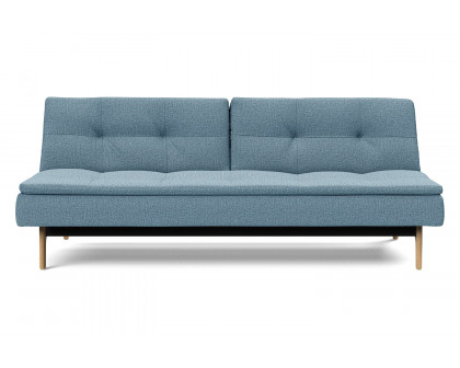 Innovation Living Dublexo Eik Sofa Bed Oak - 525 Mixed Dance Light Blue