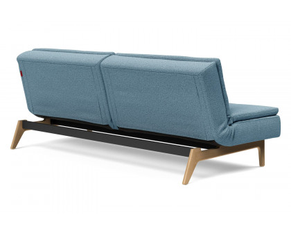 Innovation Living Dublexo Eik Sofa Bed Oak - 525 Mixed Dance Light Blue