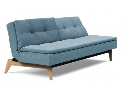 Innovation Living Dublexo Eik Sofa Bed Oak - 525 Mixed Dance Light Blue