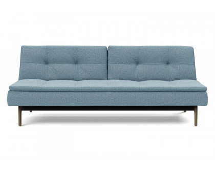 Innovation Living Dublexo Eik Sofa Bed Smoked Oak - 525 Mixed Dance Light Blue