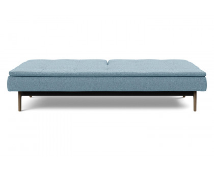 Innovation Living Dublexo Eik Sofa Bed Smoked Oak - 525 Mixed Dance Light Blue