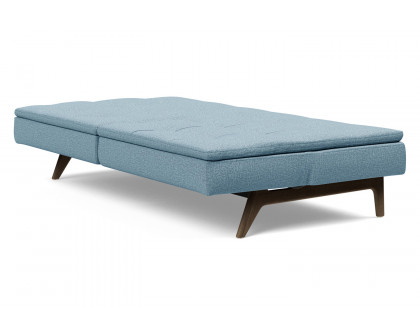 Innovation Living Dublexo Eik Sofa Bed Smoked Oak - 525 Mixed Dance Light Blue