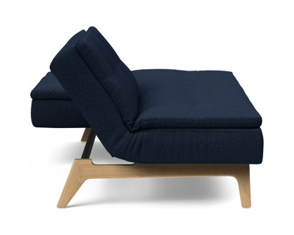 Innovation Living Dublexo Eik Sofa Bed Oak - 528 Mixed Dance Blue