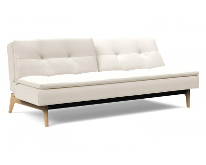 Innovation Living Dublexo Eik Sofa Bed Oak - 531 Bouclé Off White