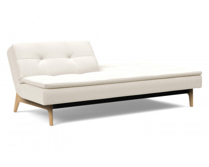 Innovation Living Dublexo Eik Sofa Bed Oak - 531 Bouclé Off White