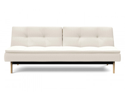 Innovation Living Dublexo Eik Sofa Bed Oak - 531 Bouclé Off White