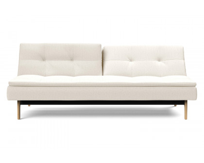 Innovation Living Dublexo Eik Sofa Bed Oak - 531 Bouclé Off White