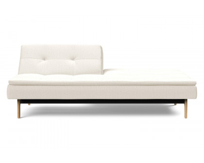 Innovation Living Dublexo Eik Sofa Bed Oak - 531 Bouclé Off White