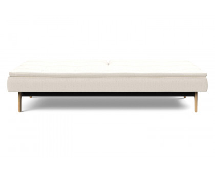 Innovation Living Dublexo Eik Sofa Bed Oak - 531 Bouclé Off White