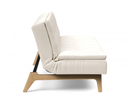 Innovation Living Dublexo Eik Sofa Bed Oak - 531 Bouclé Off White