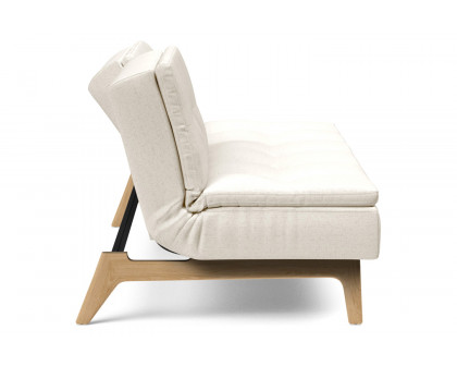 Innovation Living Dublexo Eik Sofa Bed Oak - 531 Bouclé Off White