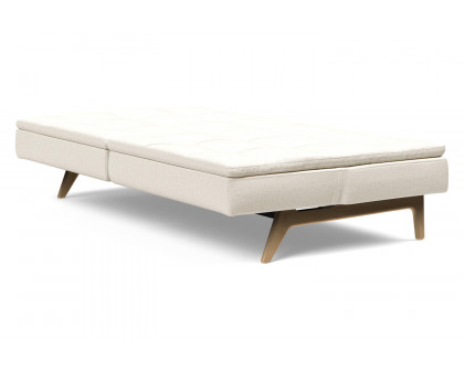 Innovation Living Dublexo Eik Sofa Bed Oak - 531 Bouclé Off White