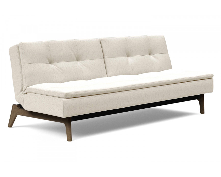 Innovation Living Dublexo Eik Sofa Bed Smoked Oak - 531 Bouclé Off White