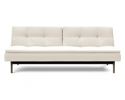 Innovation Living Dublexo Eik Sofa Bed Smoked Oak - 531 Bouclé Off White