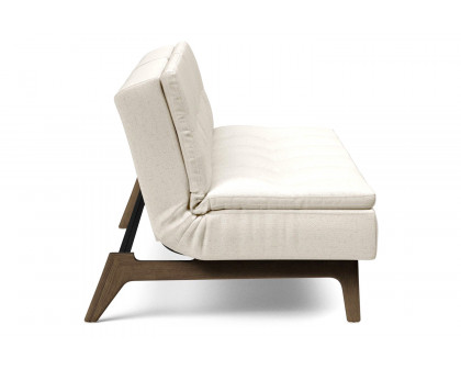 Innovation Living Dublexo Eik Sofa Bed Smoked Oak - 531 Bouclé Off White