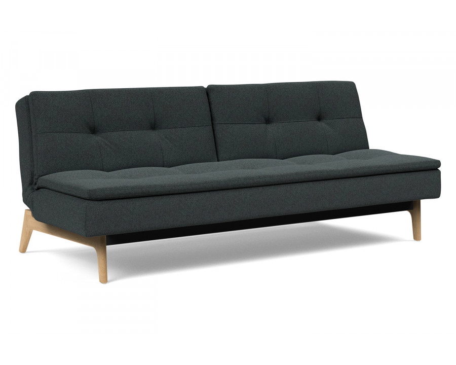 Innovation Living Dublexo Eik Sofa Bed Oak - 534 Bouclé Black Raven