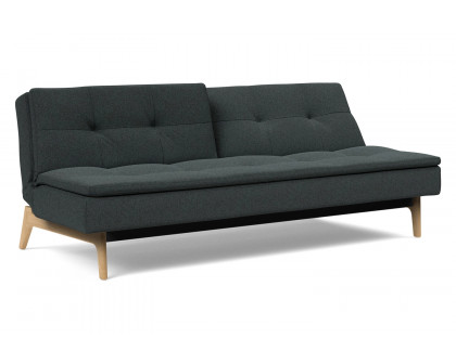 Innovation Living Dublexo Eik Sofa Bed Oak - 534 Bouclé Black Raven