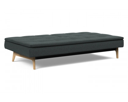 Innovation Living Dublexo Eik Sofa Bed Oak - 534 Bouclé Black Raven