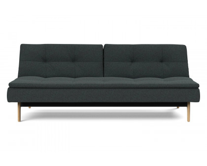 Innovation Living Dublexo Eik Sofa Bed Oak - 534 Bouclé Black Raven