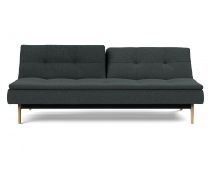 Innovation Living Dublexo Eik Sofa Bed Oak - 534 Bouclé Black Raven