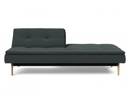 Innovation Living Dublexo Eik Sofa Bed Oak - 534 Bouclé Black Raven