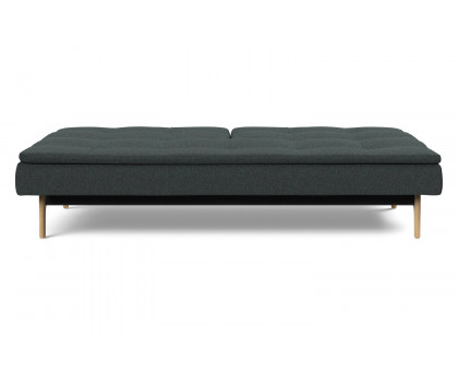 Innovation Living Dublexo Eik Sofa Bed Oak - 534 Bouclé Black Raven