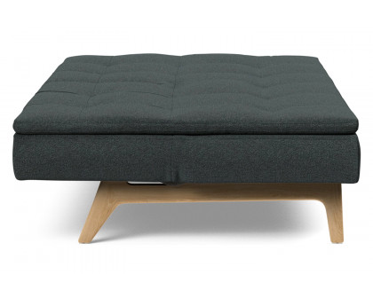 Innovation Living Dublexo Eik Sofa Bed Oak - 534 Bouclé Black Raven