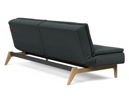 Innovation Living Dublexo Eik Sofa Bed Oak - 534 Bouclé Black Raven