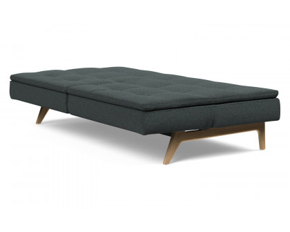 Innovation Living Dublexo Eik Sofa Bed Oak - 534 Bouclé Black Raven