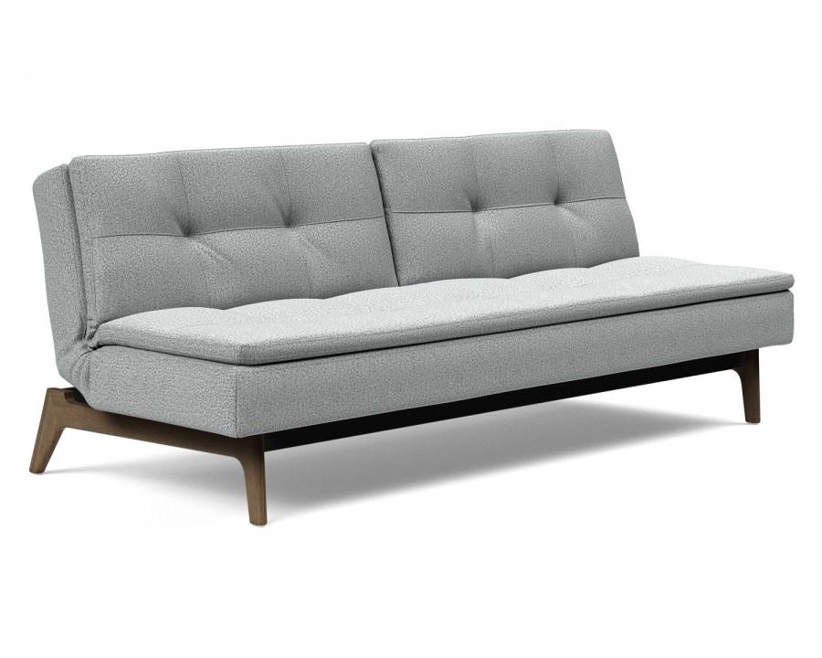 Innovation Living Dublexo Eik Sofa Bed Smoked Oak - 538 Melange Light Gray