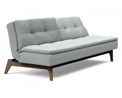 Innovation Living Dublexo Eik Sofa Bed Smoked Oak - 538 Melange Light Gray