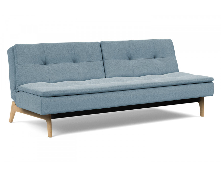 Innovation Living Dublexo Eik Sofa Bed Oak - 558 Soft Indigo