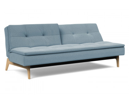 Innovation Living Dublexo Eik Sofa Bed Oak - 558 Soft Indigo