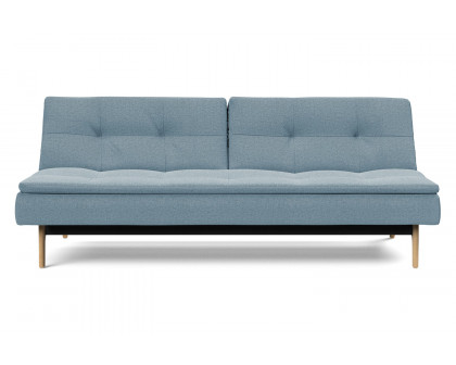 Innovation Living Dublexo Eik Sofa Bed Oak - 558 Soft Indigo