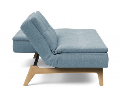 Innovation Living Dublexo Eik Sofa Bed Oak - 558 Soft Indigo