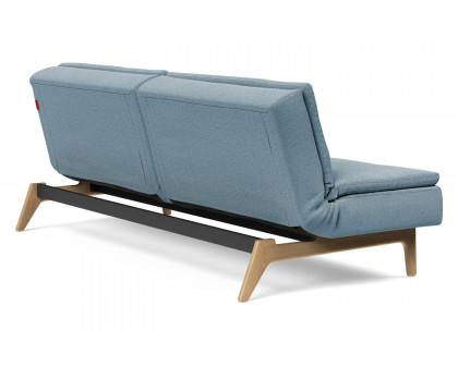 Innovation Living Dublexo Eik Sofa Bed Oak - 558 Soft Indigo