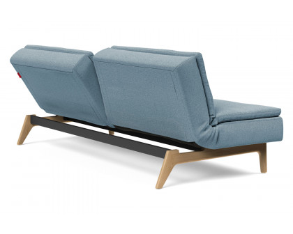 Innovation Living Dublexo Eik Sofa Bed Oak - 558 Soft Indigo