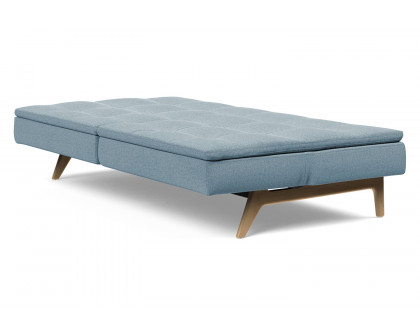 Innovation Living Dublexo Eik Sofa Bed Oak - 558 Soft Indigo