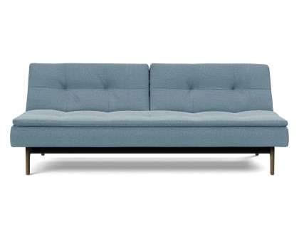 Innovation Living Dublexo Eik Sofa Bed Smoked Oak - 558 Soft Indigo