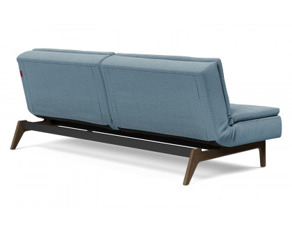 Innovation Living Dublexo Eik Sofa Bed Smoked Oak - 558 Soft Indigo