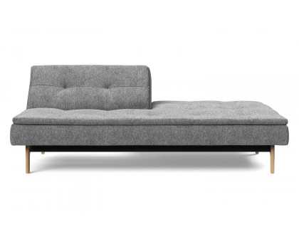 Innovation Living Dublexo Eik Sofa Bed Oak - 563 Twist Charcoal