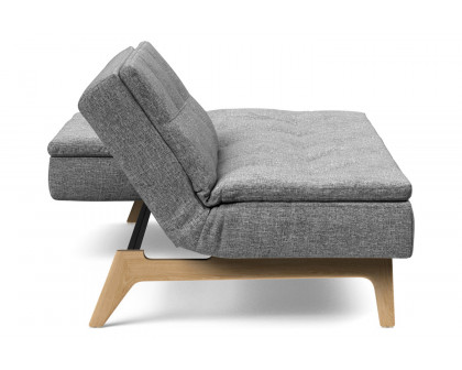 Innovation Living Dublexo Eik Sofa Bed Oak - 563 Twist Charcoal