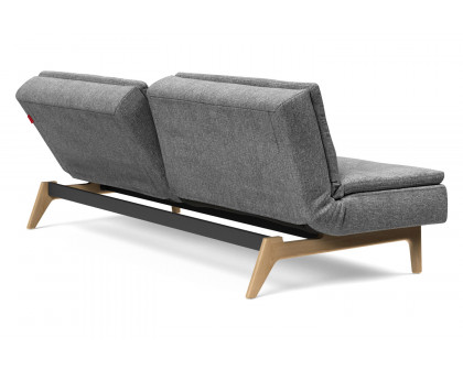 Innovation Living Dublexo Eik Sofa Bed Oak - 563 Twist Charcoal