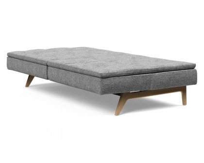 Innovation Living Dublexo Eik Sofa Bed Oak - 563 Twist Charcoal