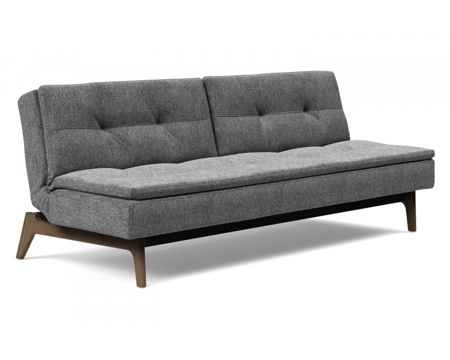 Innovation Living Dublexo Eik Sofa Bed Smoked Oak - 563 Twist Charcoal