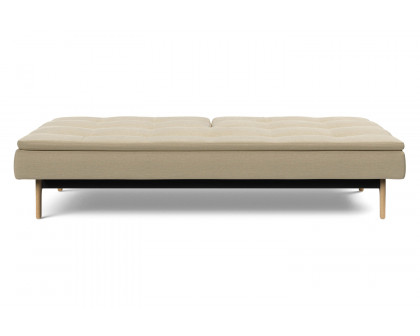 Innovation Living Dublexo Eik Sofa Bed Oak - 571 Vivus Dusty Sand